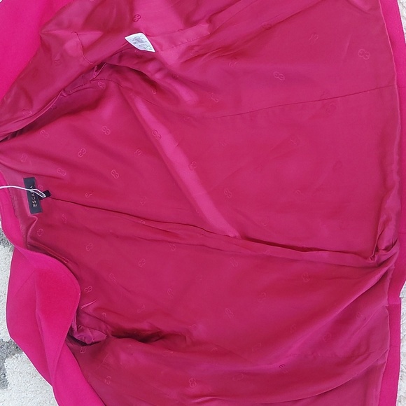 Escada Fuchsia Pink Wool Cashmere Blazer with Pockets Size 42 - Picture 10 of 10
